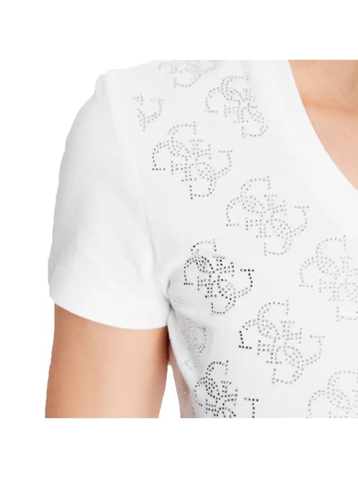 Guess Damen-T-Shirt mit Strasssteinen, Größe 4g - Image 2