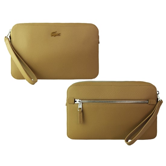 Lacoste Leder Herren Braune Beuteltasche - Image 3
