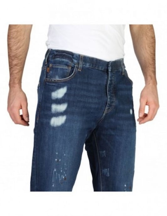 Emporio Armani Homme Pantalon Boyfriend Longueur de la cheville  Bleu - Image 6
