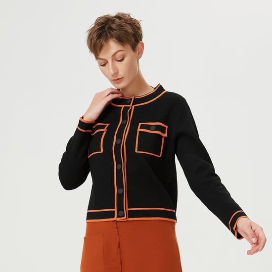 Kurze Jacke mit kontrastierenden Borten - Image 2