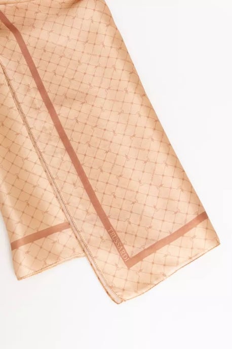 Trussardi Women's Pink Silk Scarf