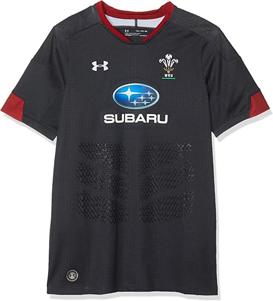 Under Armour Welsh Rugby Union WRU Short Sleeve Youth Rugby Top 1298993 017