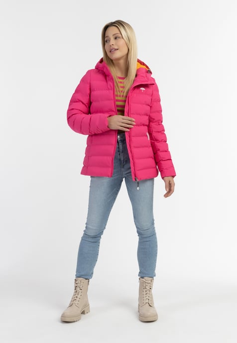 Schmuddelwedda Übergangsjacke / Winterjacke Damen rosa-orange - Image 2