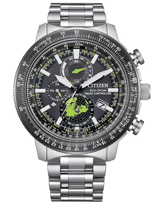 Citizen Promaster Geo Trekker Herren Silberne Uhr BY3006-53E - Image 1