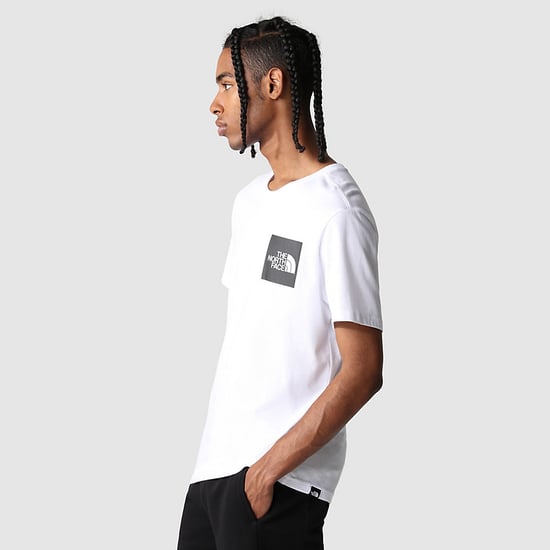 The North Face Men's Short Sleeve Fine T-Shirt, White/Black