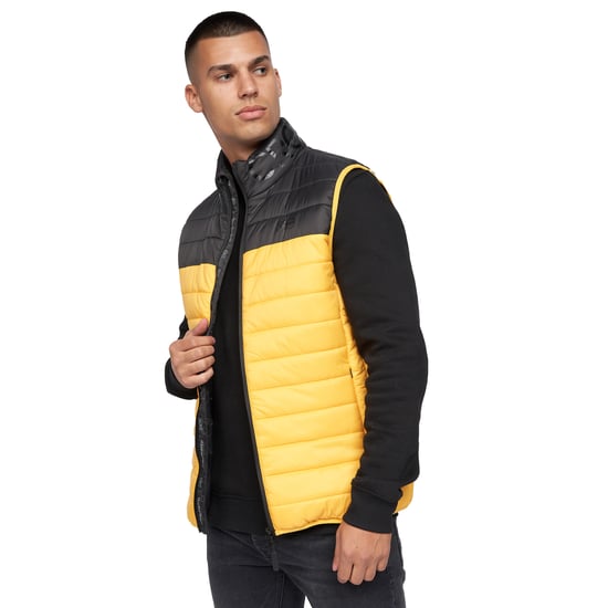 Crosshatch - "Presnell" Weste Hoch geschnitten für Herren (Gelb) - Image 3