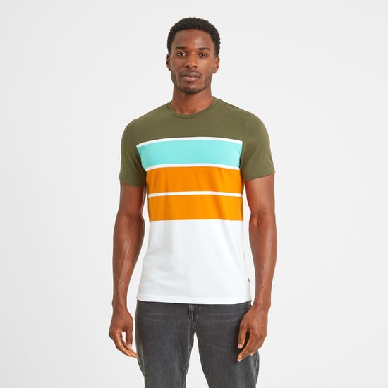 Whitwick Mens T-Shirt Khaki - Image 1