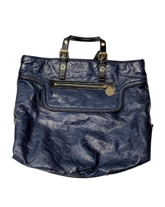 Stella McCartney Tote-Tasche mit Geldbörse aus blauem Kunstleder - Image 2