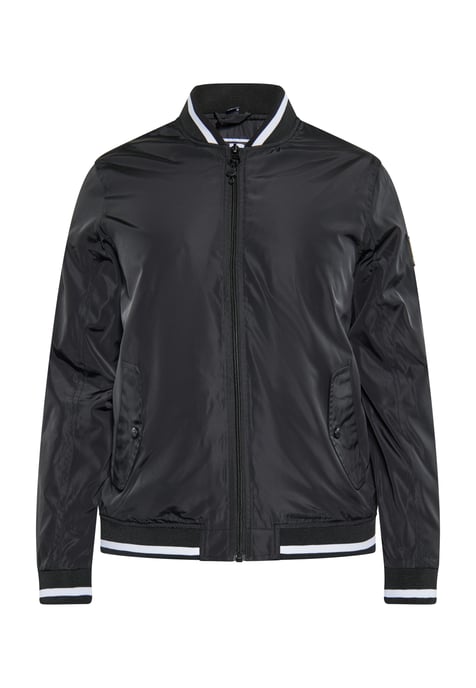 Schmuddelwedda Collegejacke Herren schwarz - Image 1