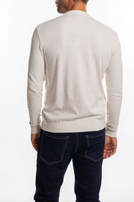 Takeshy Kurosawa Pullover Herren cremig - Image 4