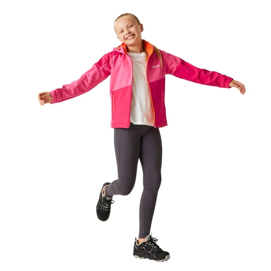 Regatta - "Acidity VII" Softshelljacke für Kinder (Flamingo-Rosa/Pinker Trank) - Image 4