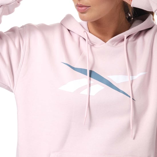 Women's Reebok Training Essentials Vector Hoody in Berry