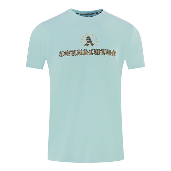 Aquascutum Script Logo Grey T-Shirt