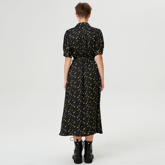 Shirt-Kleid mit Puffärmeln und Marienkäfer-Print - Image 5