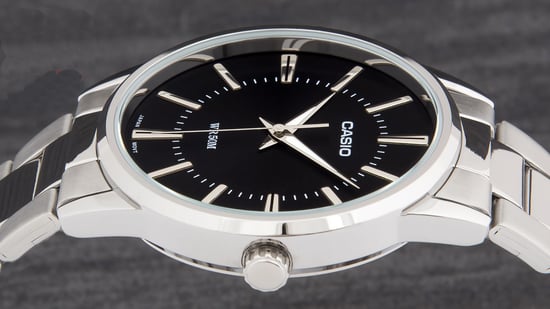 Casio Kollektion Herren Silber Uhr MTP-1303PD-1AVEG - Image 3