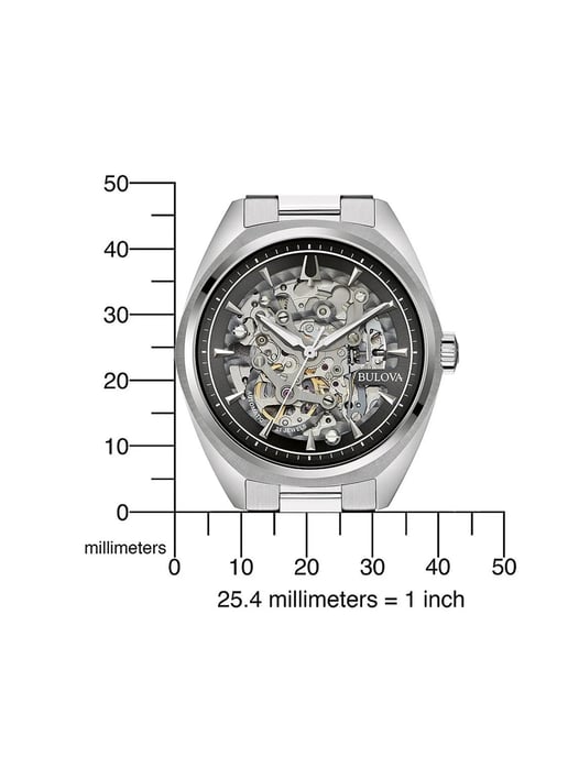 Bulova Surveyor Herren Silberuhr 96A293 - Image 4