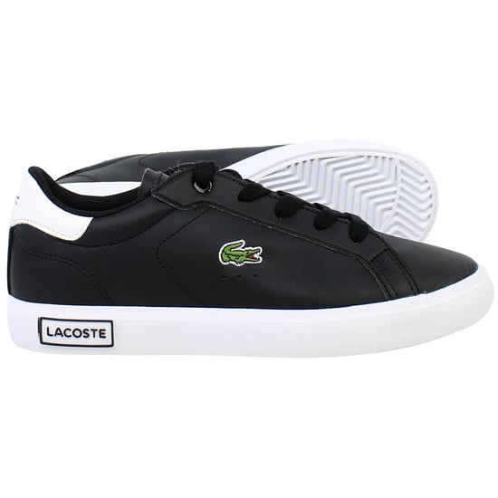 Lacoste Powercourt 0721 1 SUC Kinder Schwarz Sneakers - Image 4