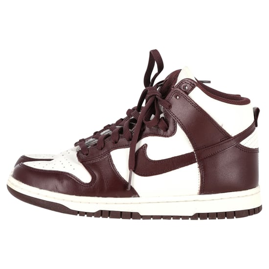 Nike Dunk High Burgundy Crush Sneakers aus burgunderfarbenem Leder - Image 4