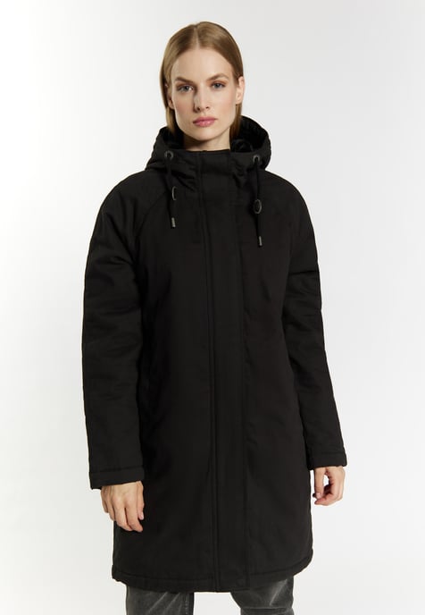 Dreimaster Winterparka Damen Schwarz - Image 3