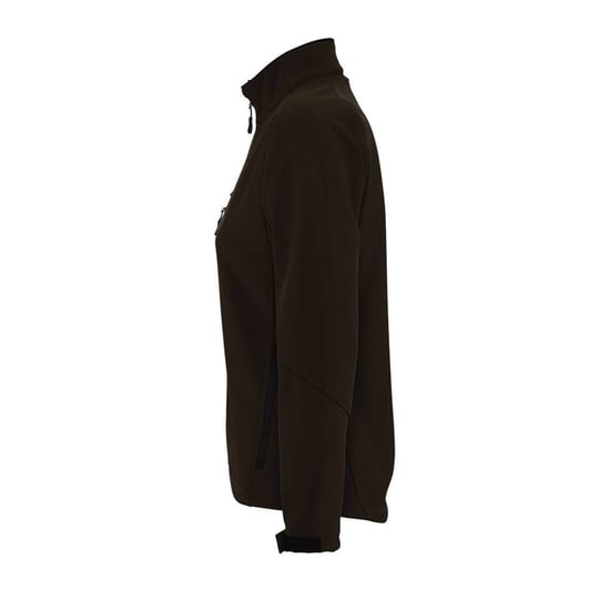 SOLS Womens/Ladies Roxy Soft Shell Jacket (atmungsaktiv, winddicht und wasserabweisend) (Dark Chocolate) - Image 4