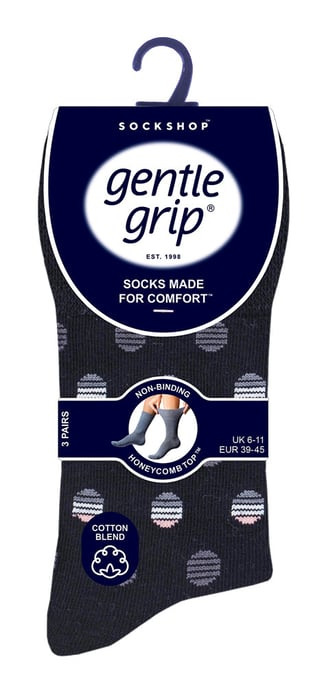Gentle Grip - 6 Paar Herren Gentle Grip nicht elastische Socken - SOMRJ578 - Image 2