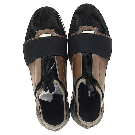 Balenciaga Race Runner Sneakers aus mehrfarbigem Leder und Wildleder - Image 4