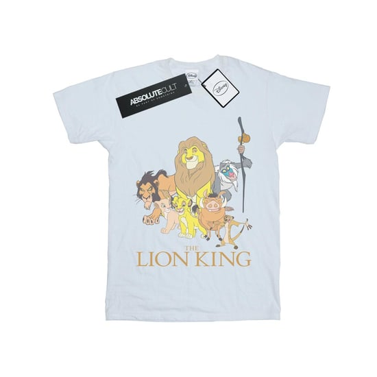 Disney Mens The Lion King Group T-Shirt (White)