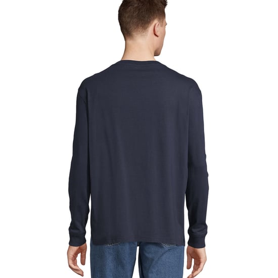 SOLS - "Pioneer" T-Shirt für Herren/Damen Unisex Langärmlig (Dunkelblau) - Image 2