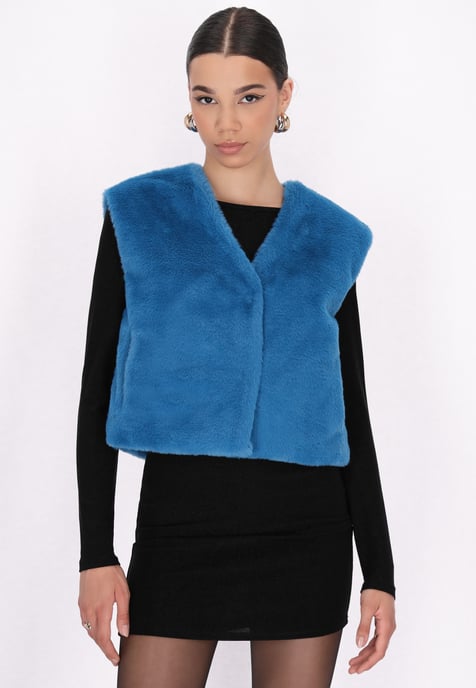 Mymo Weste Damen blau - Image 3