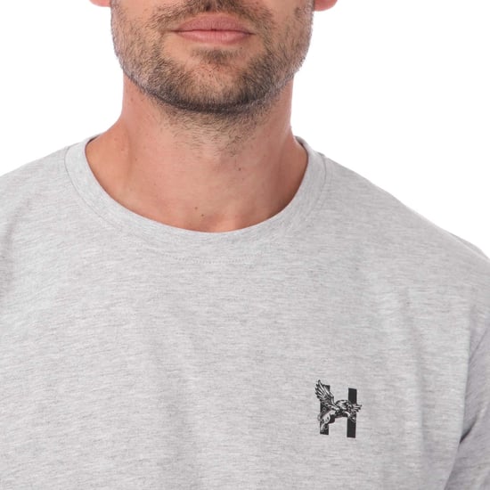 Men's Henleys Triphen 3 Pack T-Shirt in Black Grey White
