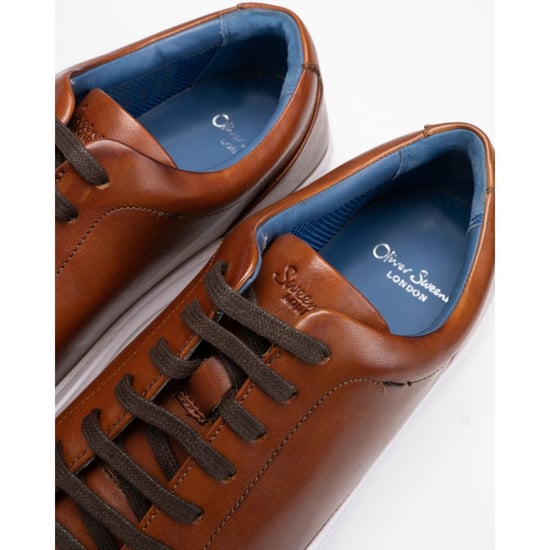 Oliver Sweeney Hayle Antiquiertes Kalbleder Herren Sneakers - Image 6