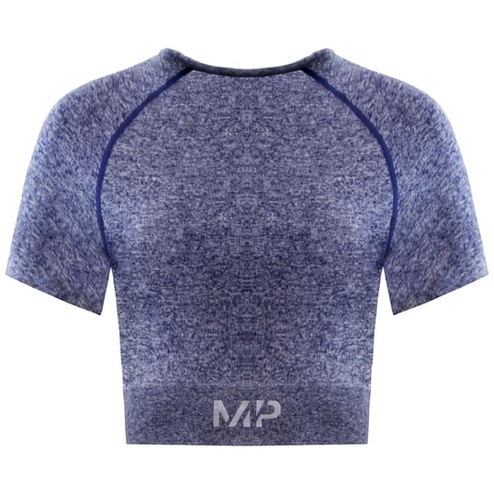 MyProtein Curve Womens Galaxy Blue Crop Top