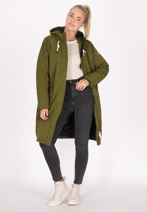 Schmuddelwedda Winterparka Damen oliv - Image 2