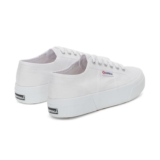 Superga Damen/Damen 2740 Lace Up Plateaus (Weiß) - Image 2