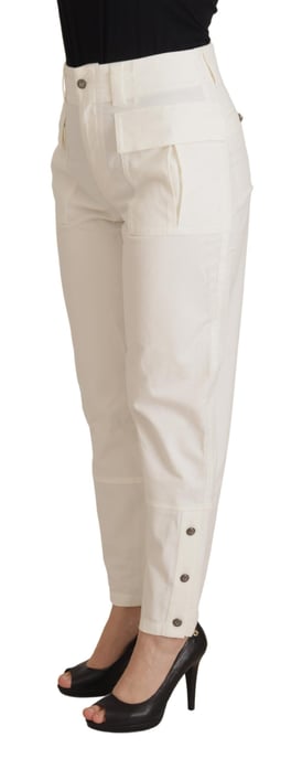 Schicke Baumwoll-Hose mit schmalem Bein - Image 3