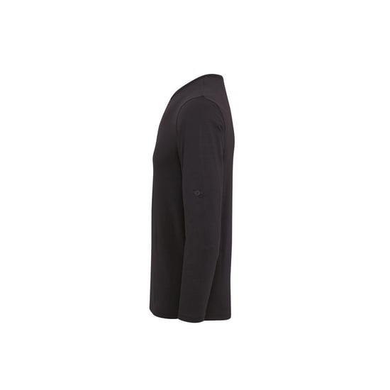 Premier Mens Long John Roll Sleeve T-Shirt (Schwarz) - Image 3
