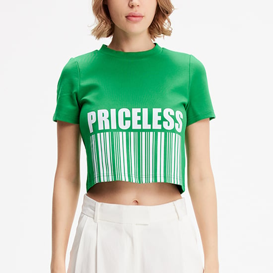 Typo-Druck Crop-T-Shirt - Image 2
