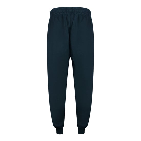 Cavalli Class Bold Red Logo Navy Blue Sweatpants