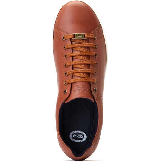 Base London Tucker Ledersneaker für Herren in verbranntem Braun. - Image 4