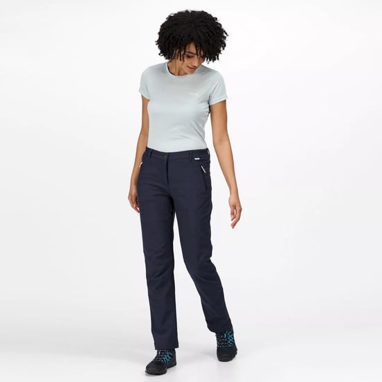 Regatta Great Outdoors Womens/Ladies Geo Softshell II Short Leg Trousers (Navy)