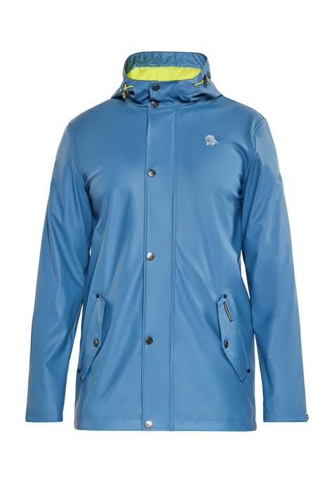 Schmuddelwedda Regenjacke Herren Stahlblau - Image 1