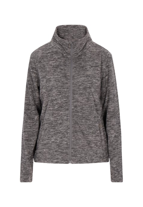 Dreimaster Fleecejacke Damen Grau Melange - Image 1