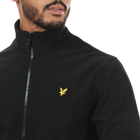 Veste Softshell col cheminée Lyle And Scott Pour Homme en Noir - Image 6