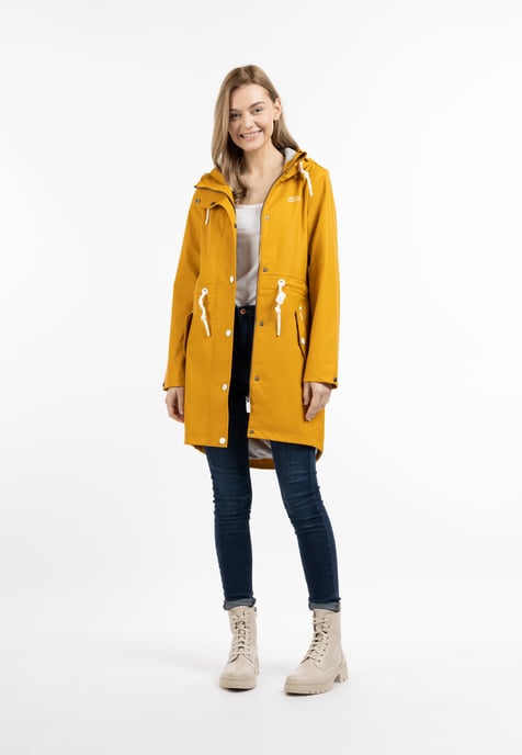 ICEBOUND Regenmantel Damen Curry - Image 4
