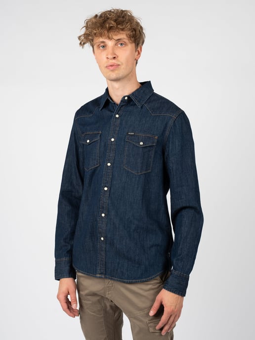 Guess Hemd Herren dunkelblau - Image 3