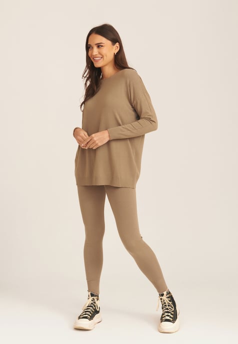 Leggings aus gebürsteter Baumwolle - Image 2