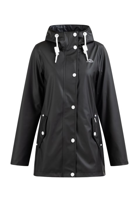 ICEBOUND Regenjacke Damen Schwarz - Image 1