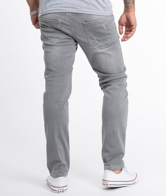 Rock Creek Jeans Straight Cut Grau