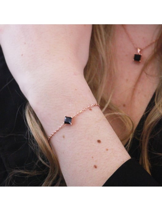 Kopie von Simple Square : Rose Gold und Kristall - Image 4