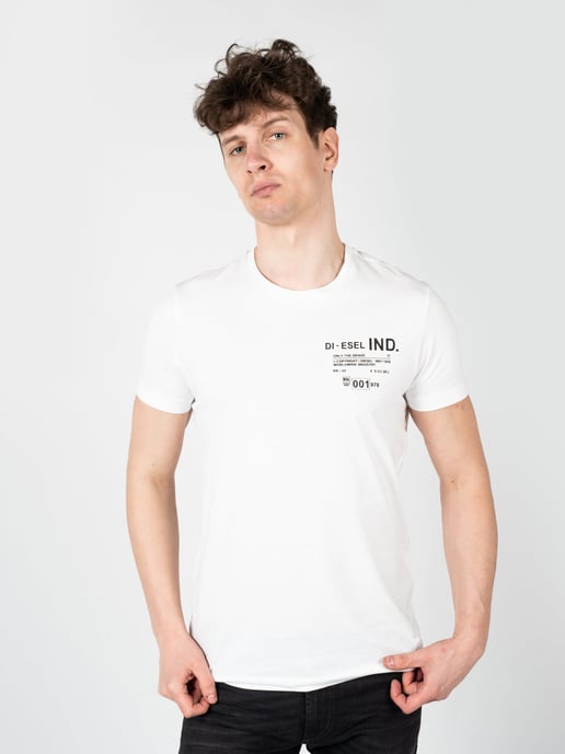 Diesel T-Shirt T-Diegos Herren weiß - Image 3